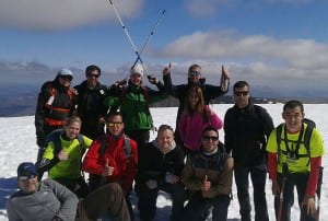 The team from Taylor Wimpey on Ben Nevis