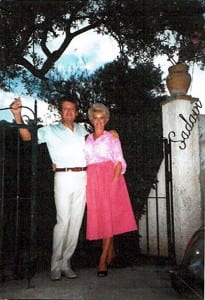 NEARLY NATIVE: Trevor and Wendy at their pueblo in the 1990s