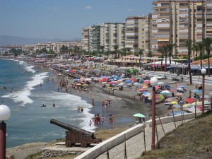 The Torrox beach