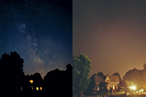 How the night sky is destroyed by bad lighting