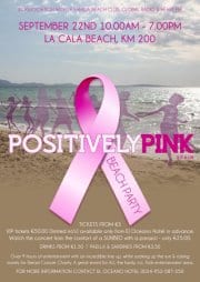 positively pink la cala beach party