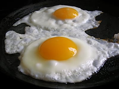 Fried eggs