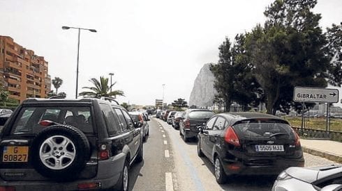 Gibraltar border queues