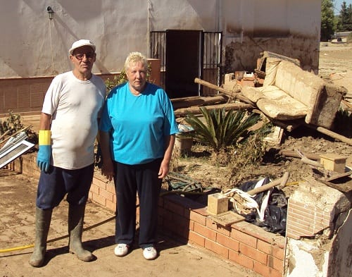 squirrells family house destroyed in spain floods