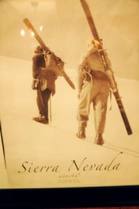 Sierra Nevada vintage skiers