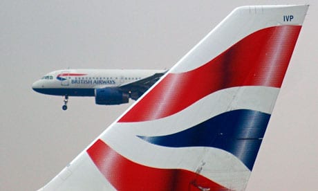 Two British Airways jets