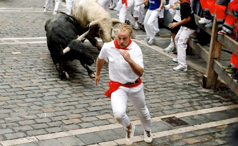 running of the bulls spain pamplona e