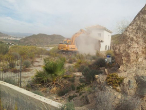 Expat's home previously demolished in Almeria