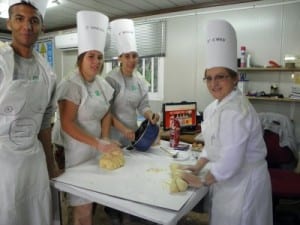 Catering school- La consula students