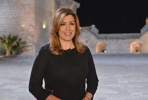 FLYING SOLO: Junta de Andalucia president Susana Diaz 