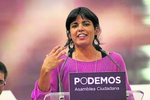 GOOD RESULT: For Rodriguez's Podemos who won 15 seats