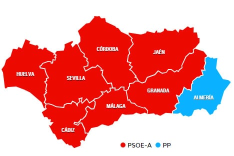 andalucia election  results