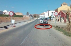 Dog dragged behind car in Sevilla