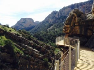 Stunning views from Caminito del Rey