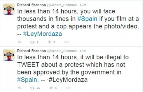 ley mordaza tweets