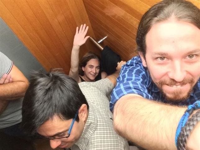 pablo iglesias slefie