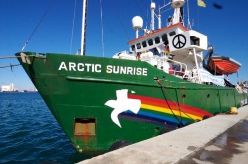 Arctic Sunrise in Libya  e