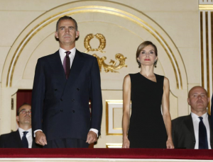 The King and Queen of Spain attended the inaugural performance of the 2015/16 season