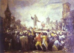 Francisco Goya's Motin de Esquilache 