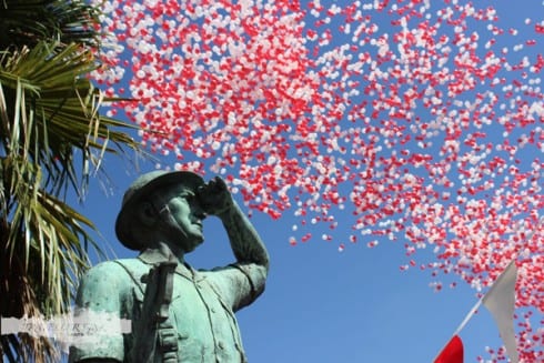 gibraltar national day balloons