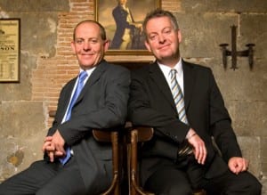 Gibraltar businessmen Andy and John Hunter