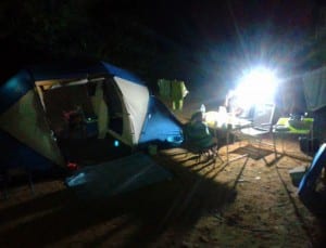 LET THERE BE LIGHT: Our family is new to camping, in fact we only discovered it late in the Summer and so have had just a couple of weeks in which to enjoy our new favourite pastime