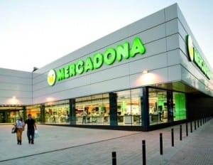 Mercadona supermarket in Spain