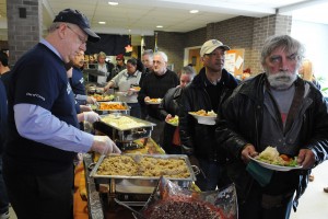 Soup kitchen feeds the hungry