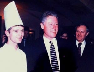 Pascal van den Broek, of Happy Days, who once cooked for President Clinton