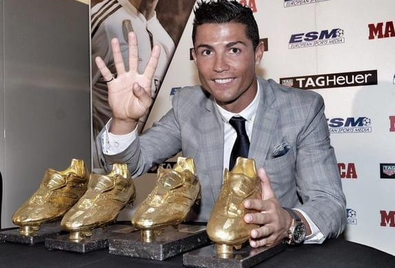 Golden boot of store ronaldo