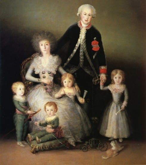 goya the duke of osuna and his family