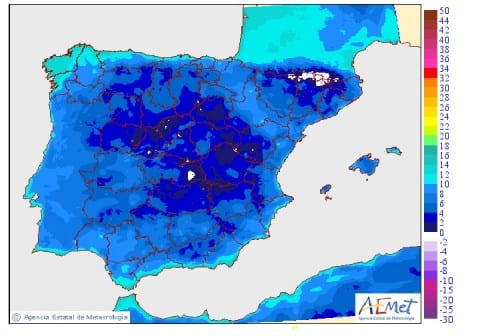 min temps