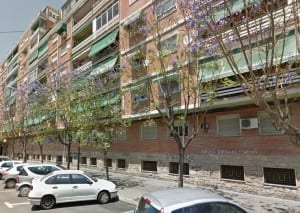 Calle Enrique Madrid, Alicante. Photo: Google Earth