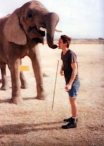 Floria chef and elephant trainer Nigel Crumplin