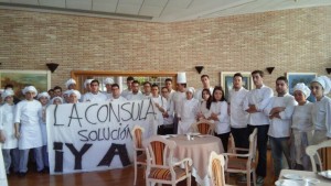 HEATING UP: La Consula students and workers