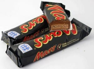 BARRED: Mars bars removed from shop shelves