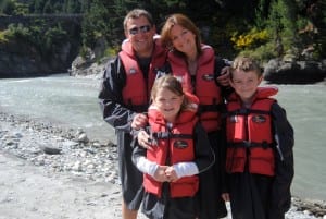 The family in Queenstown, New Zealand