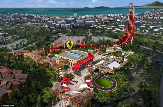 ferrari land e