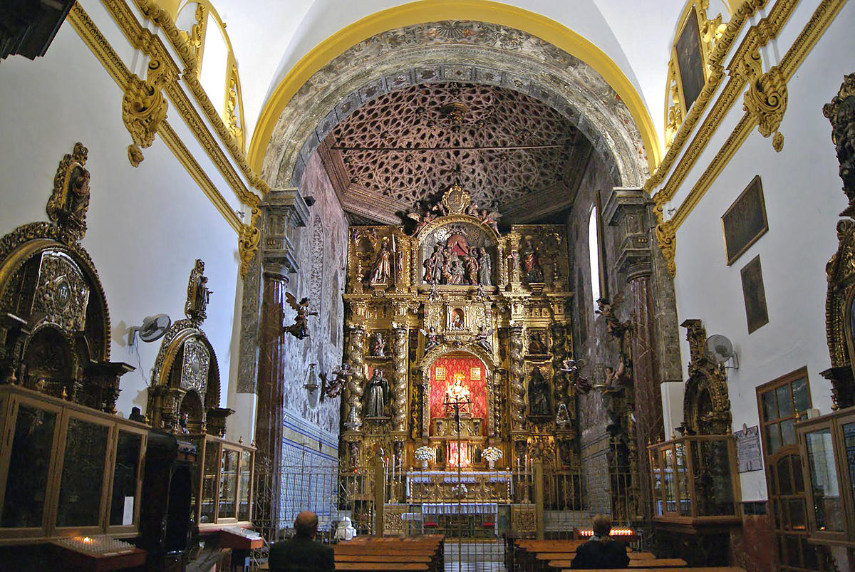 Main altar of the Monastery of Santa MarÌa de Jes?s