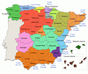Black flag Spain by province (2)