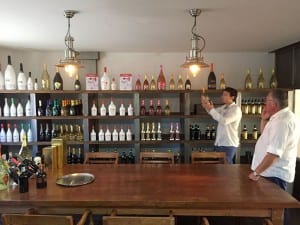 VENECIAN STYLE: Tasting wine at Palo d'oro