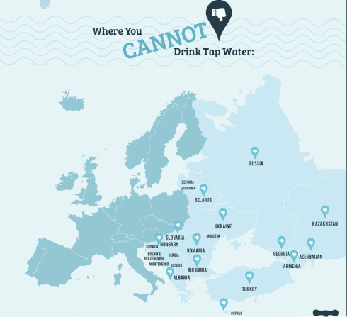 Where you can and cannot drink tap water in Europe revealed - Olive ...