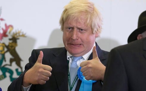 Boris thumbs up