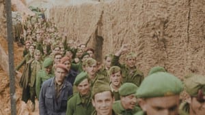 A still from Antony Beever's new colour documentary, Spain Divided: The Civil War in Colour on DMAX