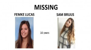 Missing Dutch teens Femke Lucas and Sam Bruijs