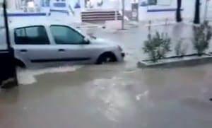 Flooding in Estepona port