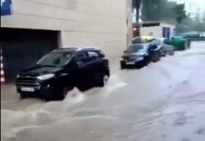 Flooding in Estepona port