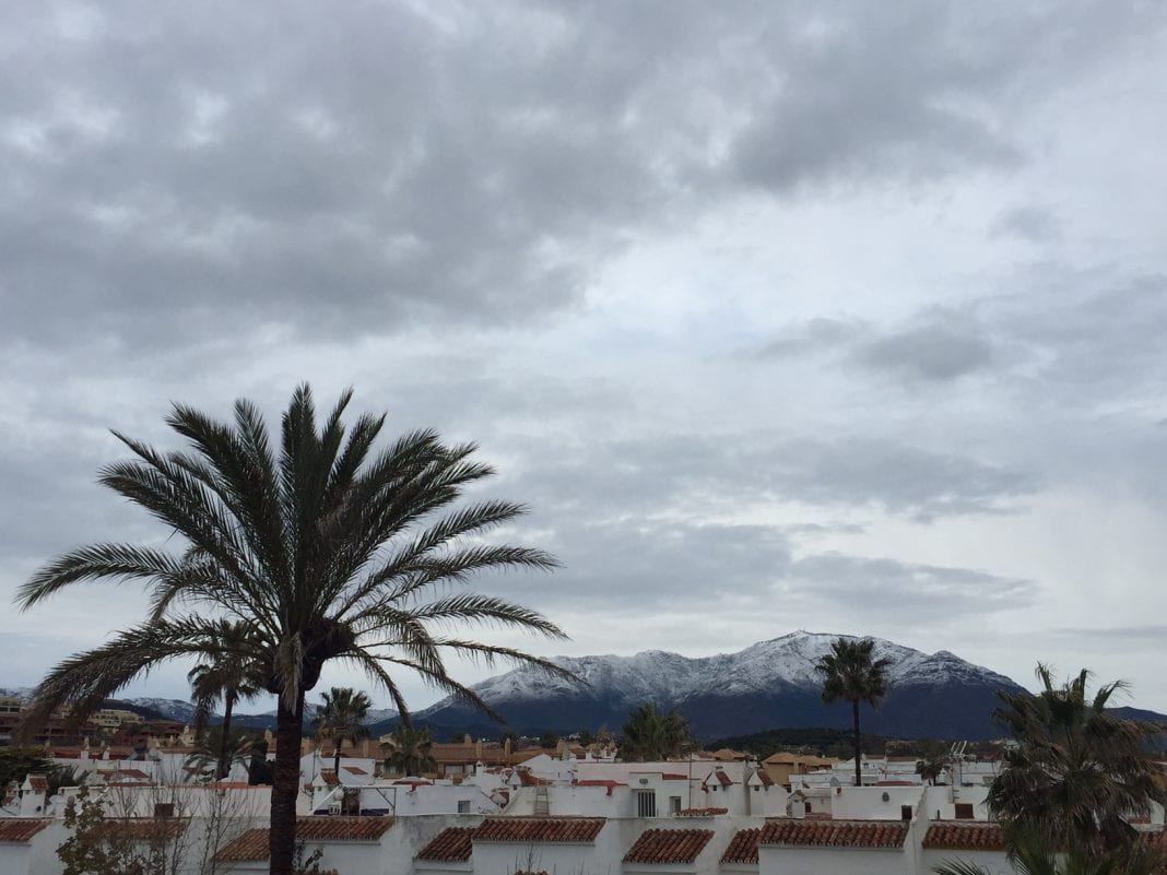 Snow has fallen in Marbella for the first time in over a decade Olive