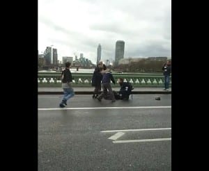 Victims injured on Westminster bridge