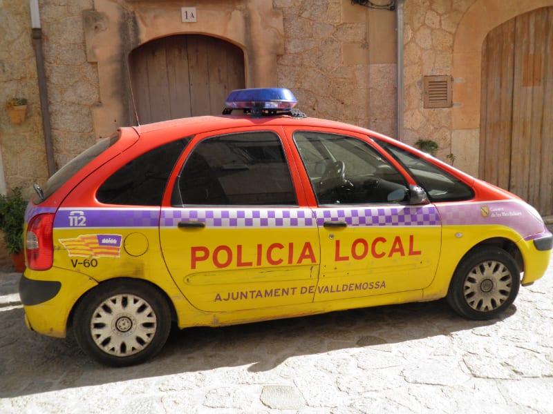 mallorca police car